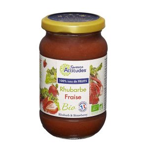 Saveurs et Fruits Préparation 100% Fruits Rhubarbe Fraise 310G