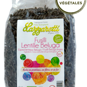 Lazzaretti Fusilli Lentille Beluga 250G