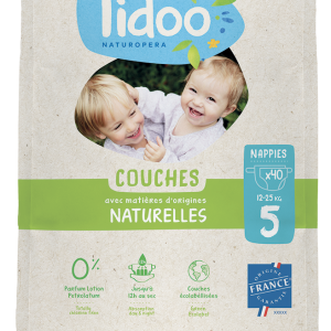 Tidoo Couches Écologiques Voile Naturel T5+ (12-25kg) – X40