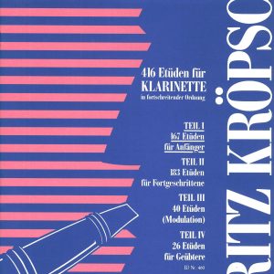 416 Etuden für Klarinette Volume 1
