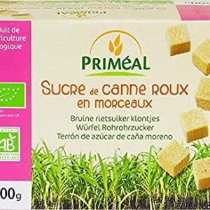 Primeal Sucre de Canne Roux en Morceaux  500G