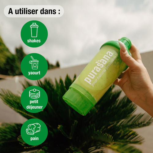Purasana Whey en Poudre au Petit Lait Nature 400G – Image 3