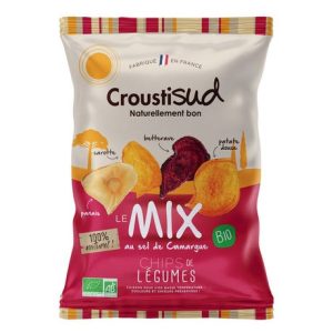 Croustisud Le Mix (Mélange de Chips de Légumes) 90G