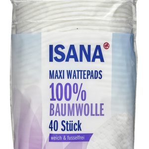 ISANA Tampons de coton 100%