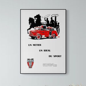 Affiche Pompiers de Paris