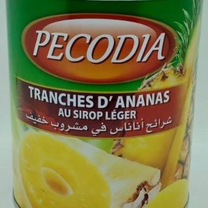 Ananas en Tranches Au Sirop Léger 850g