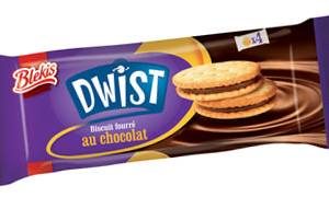 Biscuits  Fourré au  Chocolat DWIST  5 x 45g