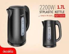 Bouilloire en Plastique avec Socle 1.7L  2200W   Decakila