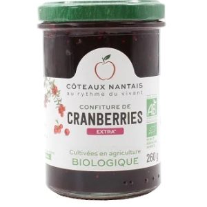 Côteaux Nantais Confiture Cranberry Extra 260G