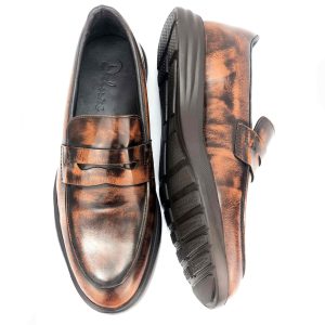 Chaussure cuir Marron chatain (CH3892-015)