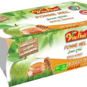 Compte Pomme Miel Dessert Sans Gluten Vital Fruit 2 x 100g