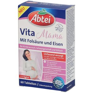 Abtei Vita mama avec de l’acide folique et du fer 60 capsules