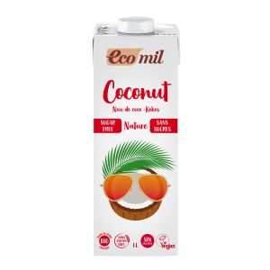 Ecomil Boisson Coco sans Sucres 1l
