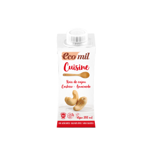Ecomil Crème Cuisine Noix de Cajou 200Ml