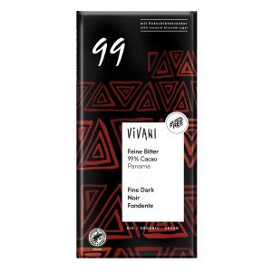 Vivani Chocolat Noir 99% Cacao 80G