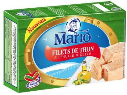 Filets de Thon à l’huile d’olive Mario 125g