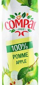 Jus 100% Pur Pommes Sans Sucres Ajoutés Compal 1L