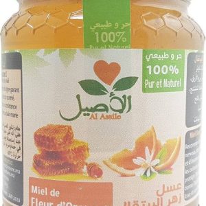 Miel de Fleur d&rsquo;Oranger 100% Pur et Naturel Al-Assil 500g