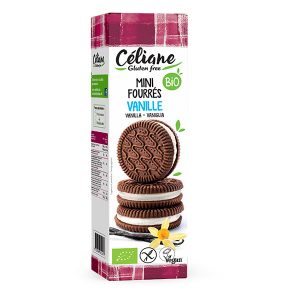 Céliane Mini Biscuits Fourrés Vanille 125G