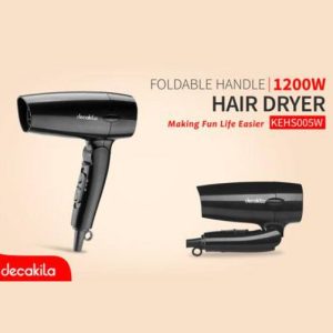 Sèche-cheveux à Poignée Pliable 1200W  Decakila