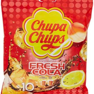 Sucettes Chupa Chups Fresh Cola 10 Unités