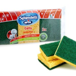 Tampon Eponge Végétale à Recurer  Celly Splendelli Arix x3