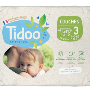 Tidoo Couche Taille 3 / 4-9Kg 27 Unités