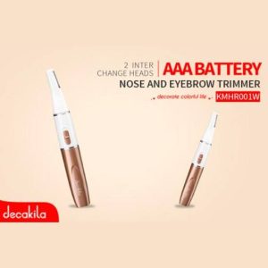 Tondeuse Nez et Sourcils 2 Têtes d&rsquo;échange Decakila