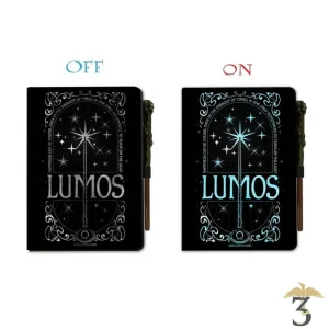Carnet lumineux a5 harry potter lumos maxima