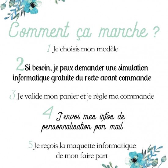 Faire-part Gris et Jaune – à partir de 1.96€ l’unité – Image 5