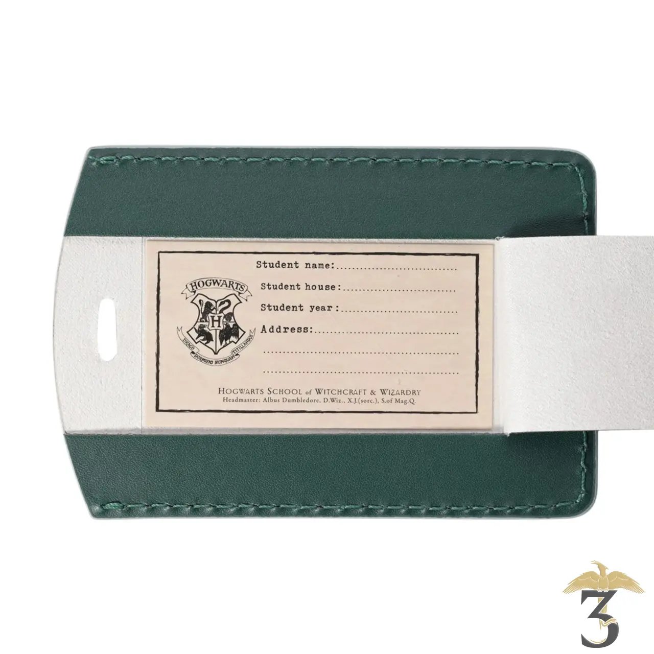 Couverture de passeport + étiquette à bagage serpentard – Image 3