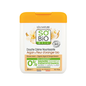 So Bio  Douche Crème Argan et Fleur d’Oranger  300Ml