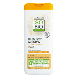 So Bio  Douche Crème Surgras à l’Huile de Karité 650Ml