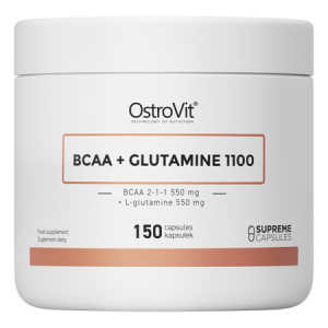 OstroVit Suprême Gélules BCAA + Glutamine 1100 mg 150 gélules