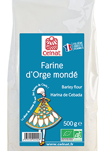 Celnat Farine d’Orge Mondé 500G