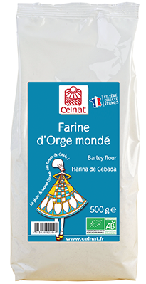 Celnat Farine d’Orge Mondé 500G