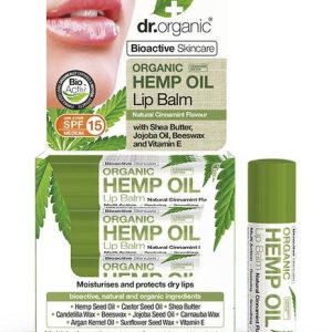 Dr Organic Baume à Lèvres à l’Huile de Chanvre 5,7Ml
