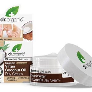 Dr Organic Crème de Jour à l’Huile de Noix de Coco Vierge 50Ml