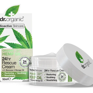 Dr Organic Crème de Sauvetage à l’Huile de Chanvre 50Ml