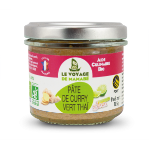 Le Voyage de Mamabé Pâte pour Curry Vert 105G