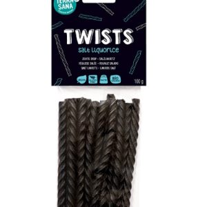 Terrasana Twists – Réglisse Salée 100G