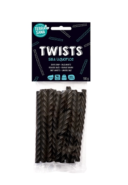 Terrasana Twists – Réglisse Salée 100G