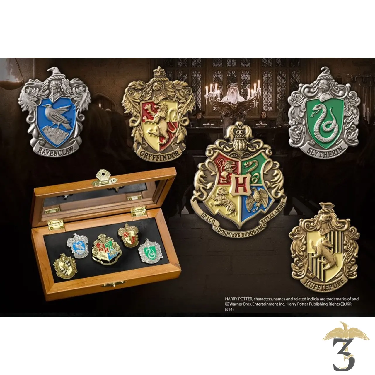 Pack pin’s maisons de poudlard – Image 2