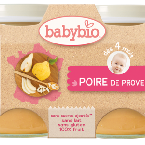 Babybio Poire de Provence 2X130G