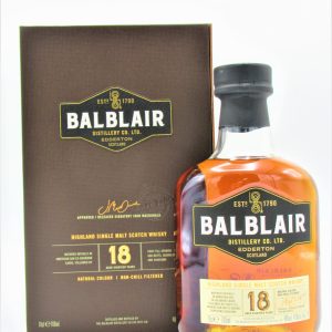 Single Malt Scotch Whisky The Balblair 18 Ans