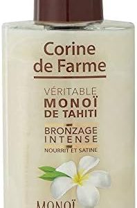 Monoi « Monoï de Tahiti 100% Naturel Corine de Farme – Huile Bronzante Hydratante et Apaisante – 100ml »
