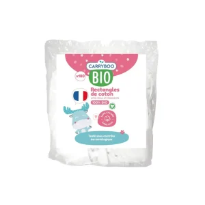 Carryboo rectangles de coton bio 180 rectangles