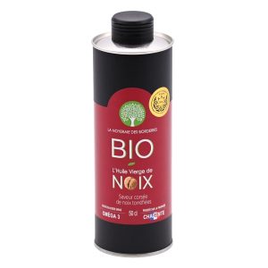 Huile de noix bio pressée à chaud Noyeraie des Borderies